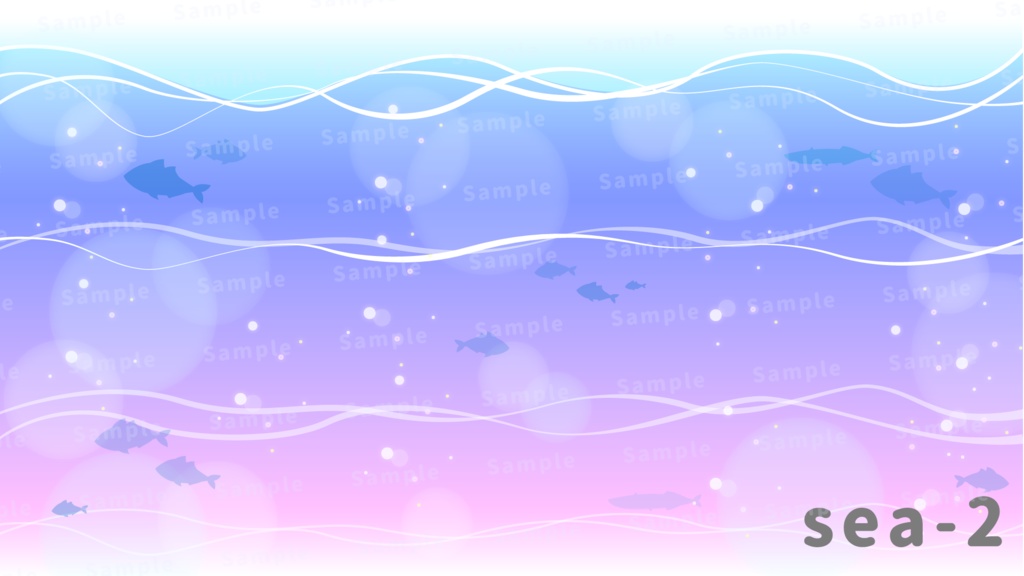 【配信フレーム】深海の配信画面【配信オーバーレイ】