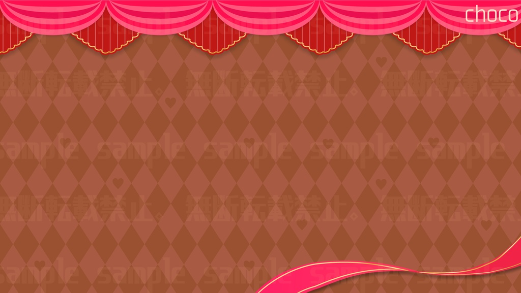 バレンタインに使える!チョコとテーブルセットの【配信素材】