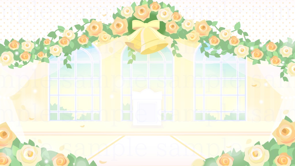 ウェデイングの背景素材【配信素材】