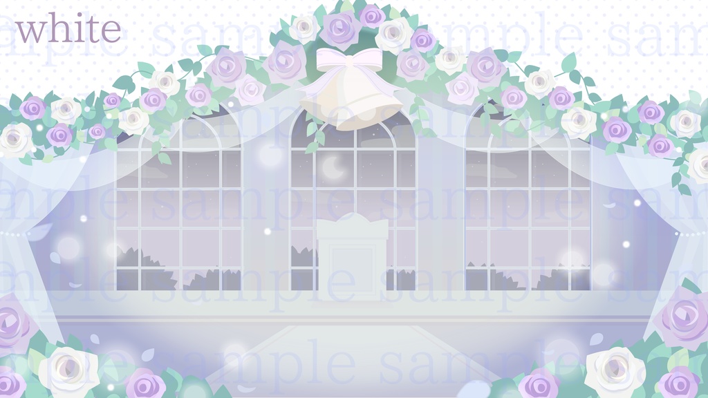 くすみラベンダーカラーなウェディングの背景素材【配信素材】