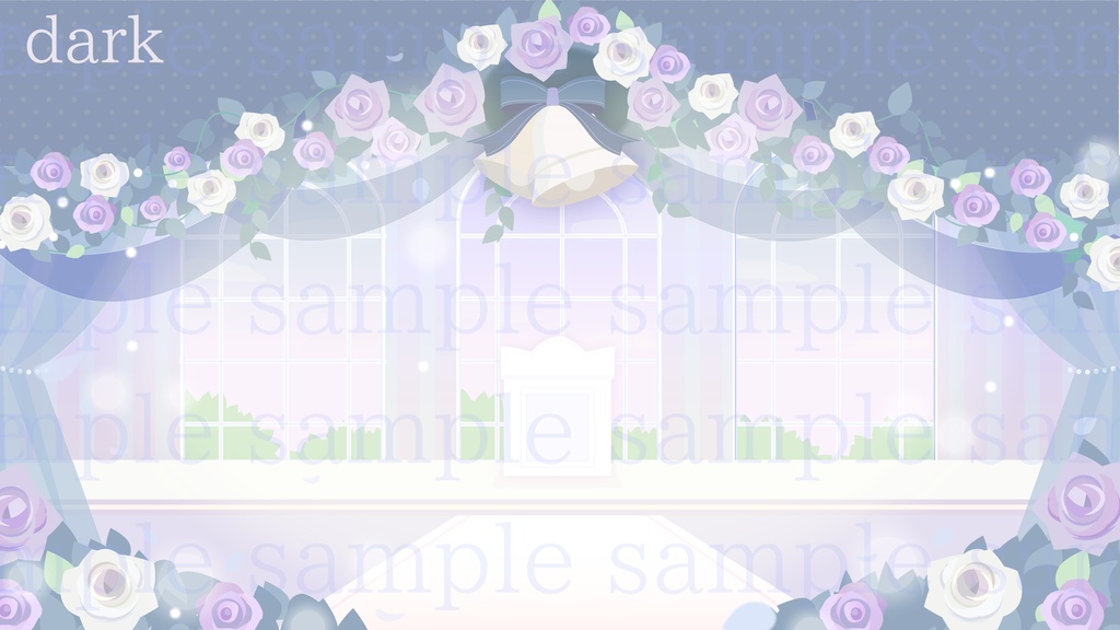 くすみラベンダーカラーなウェディングの背景素材【配信素材】