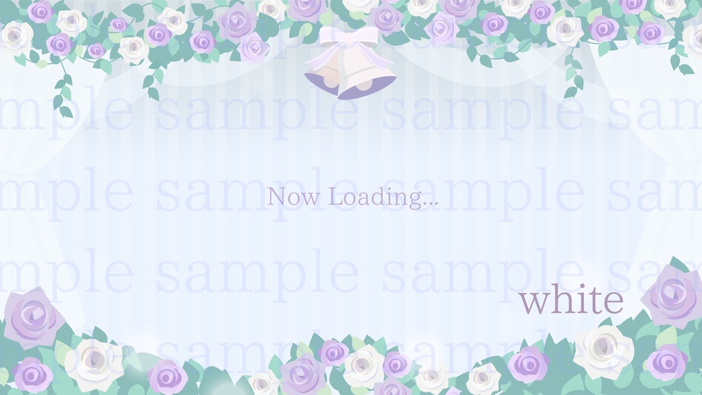 ローズガーデンの背景素材【配信素材】