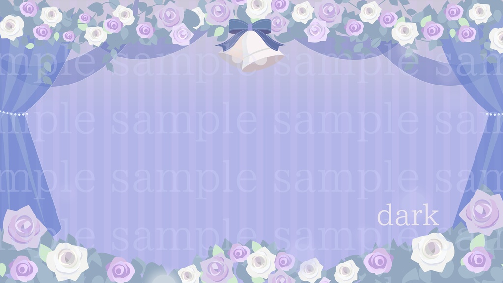 ローズガーデンの背景素材【配信素材】