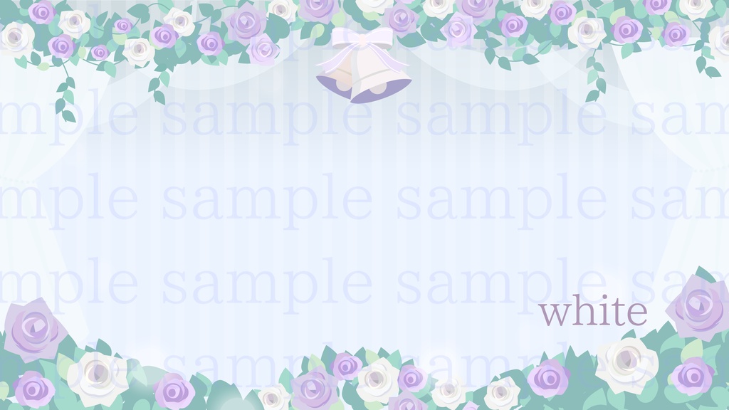 ローズガーデンの背景素材【配信素材】