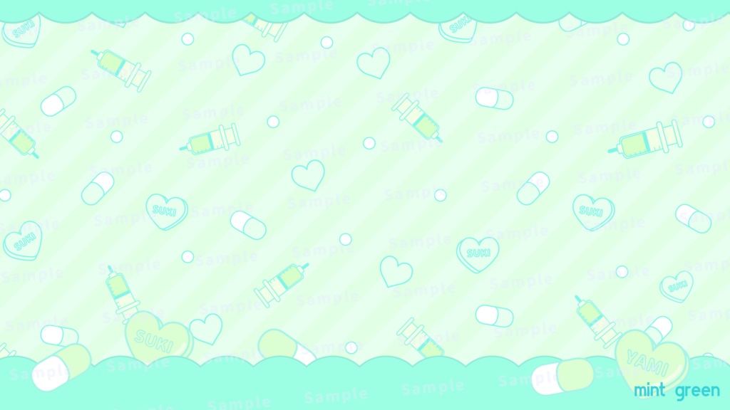 【配信背景】地雷系風な病みかわ配信画面【Vtuber Background】
