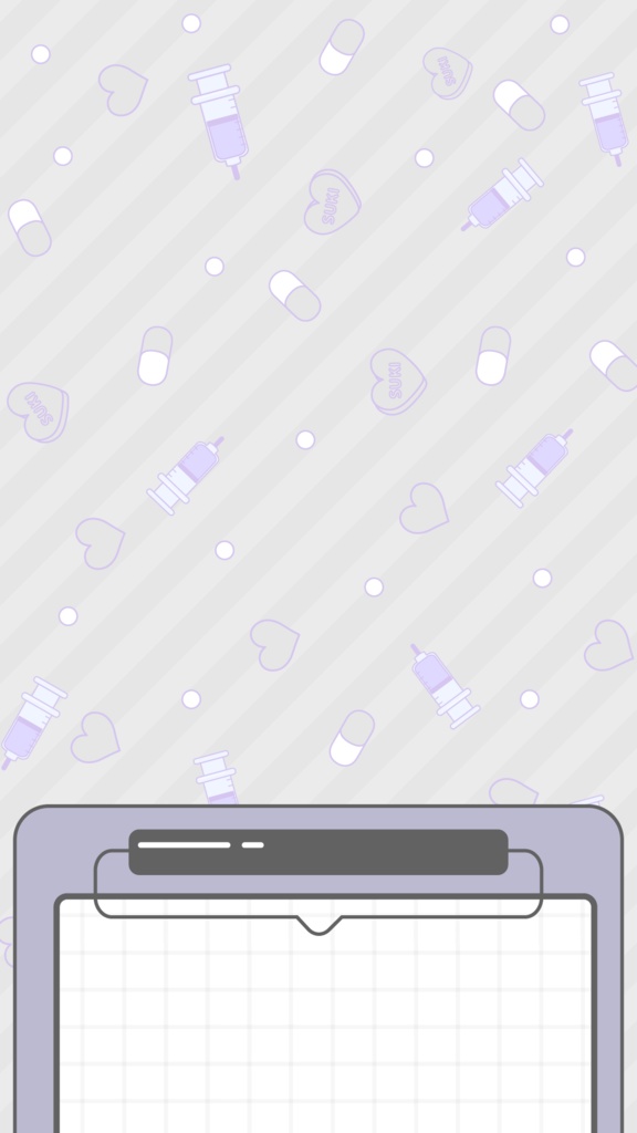 【配信背景】地雷系風な病みかわ配信画面【Vtuber Background】