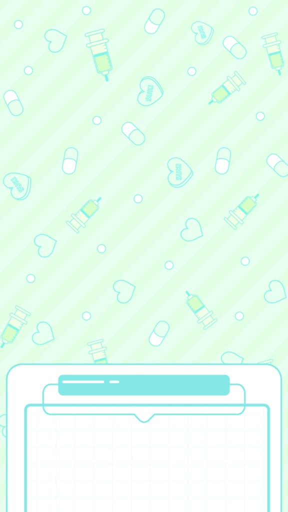 【配信背景】地雷系風な病みかわ配信画面【Vtuber Background】