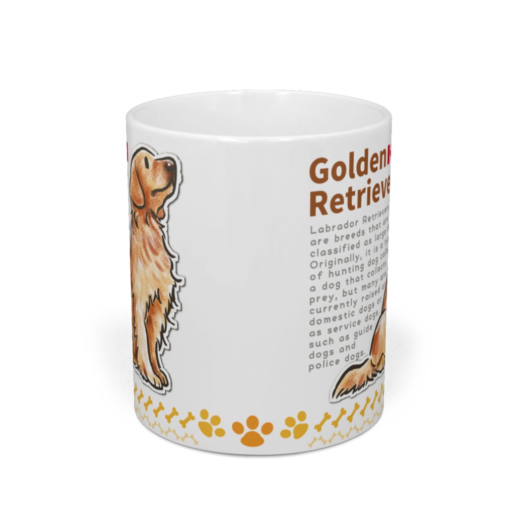 ゴールデンレトリバーマグカップ