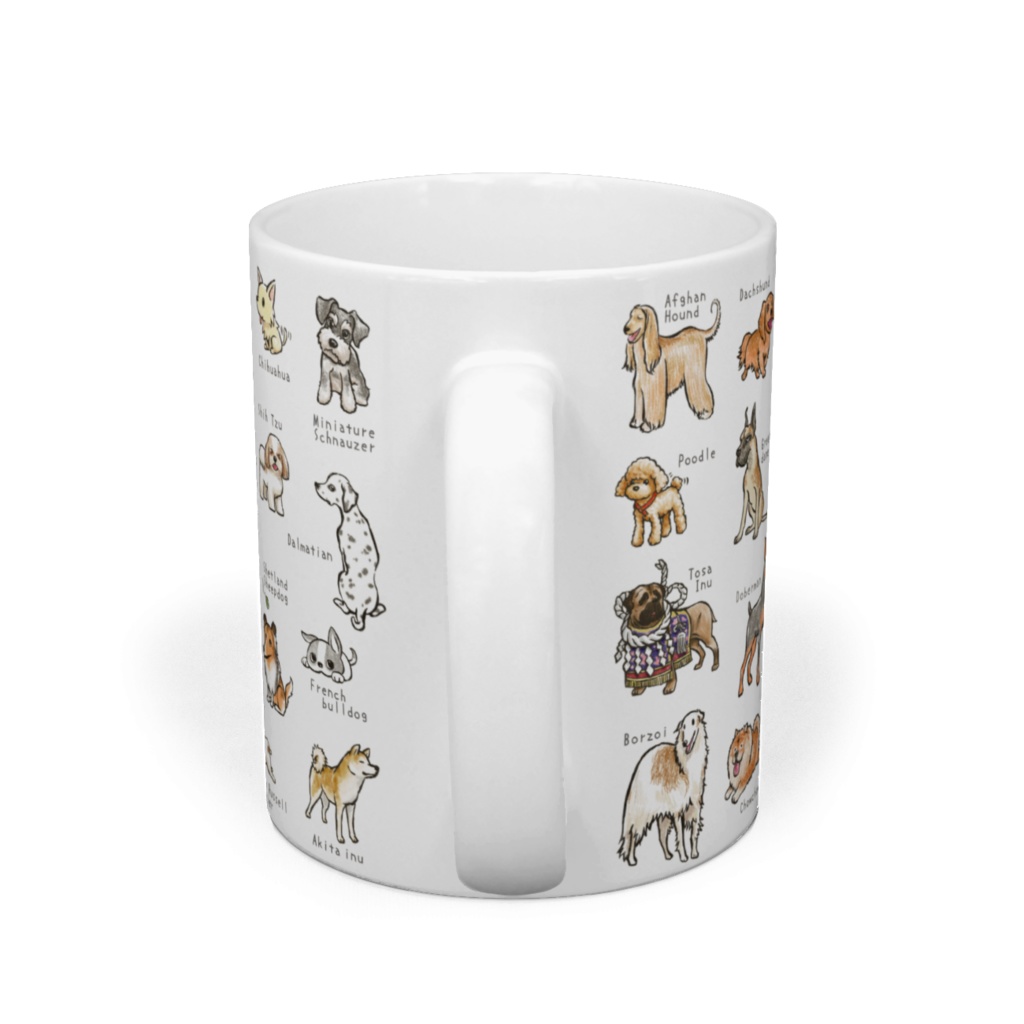 ワンコ42犬種マグカップ。