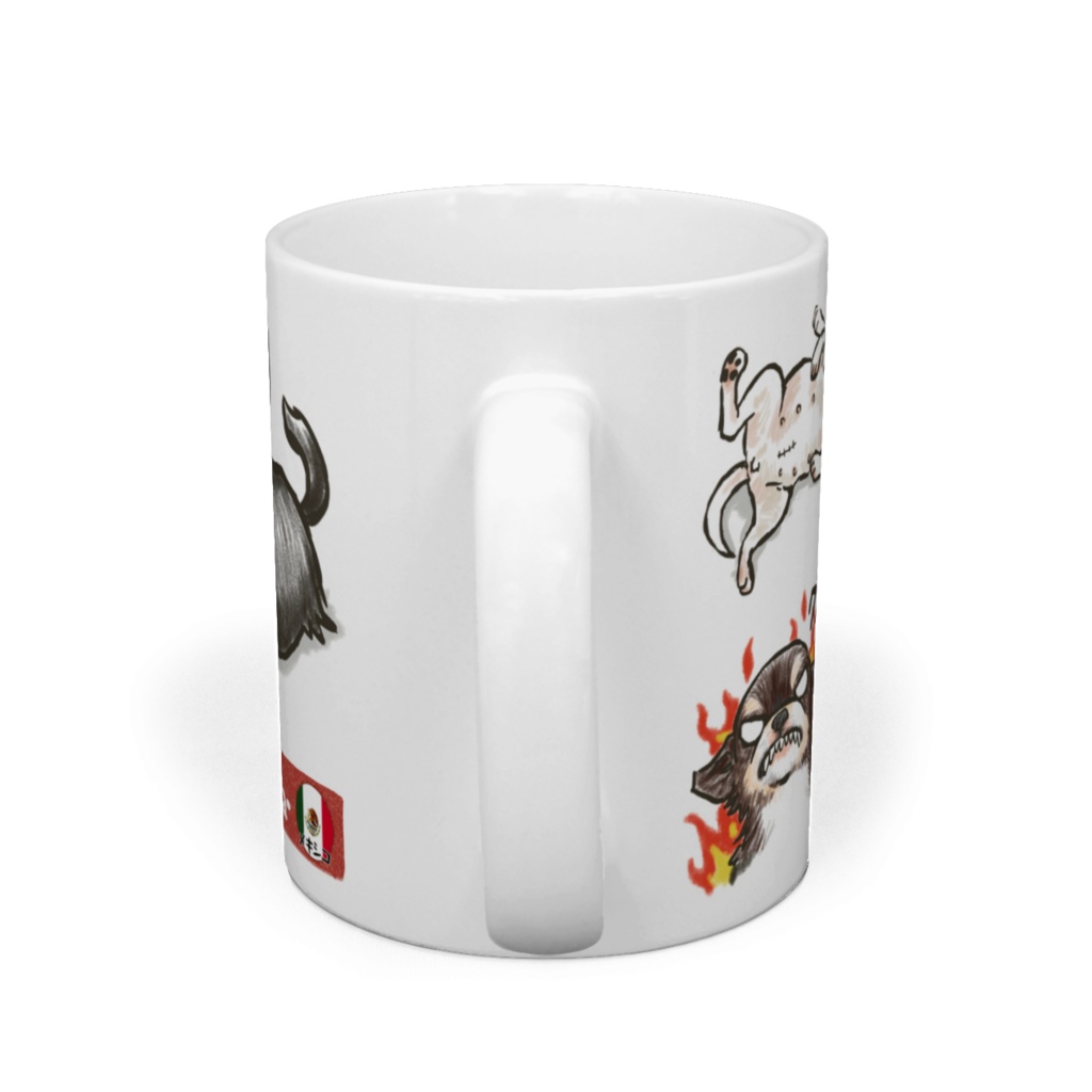 チワワイラストマグカップ