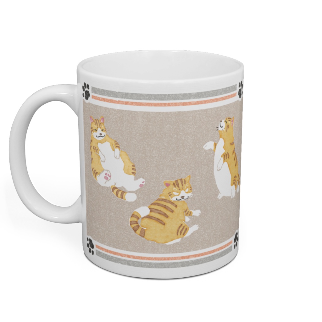 太った猫マグカップ