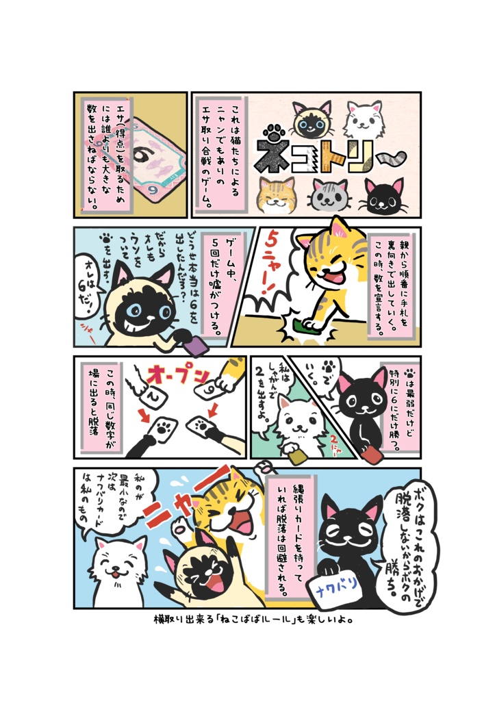 猫のカードゲーム「ネコトリー」