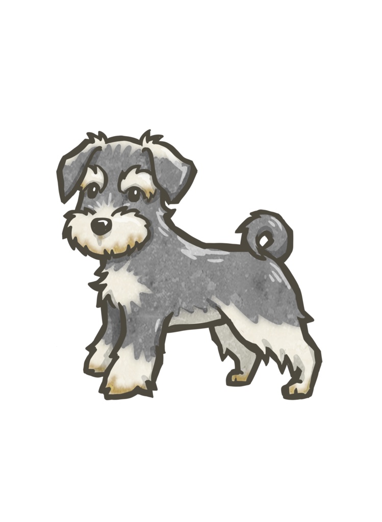 今日のワンコイラストステッカーその①