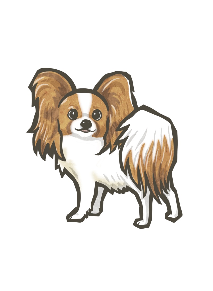 今日のワンコイラストステッカーその①