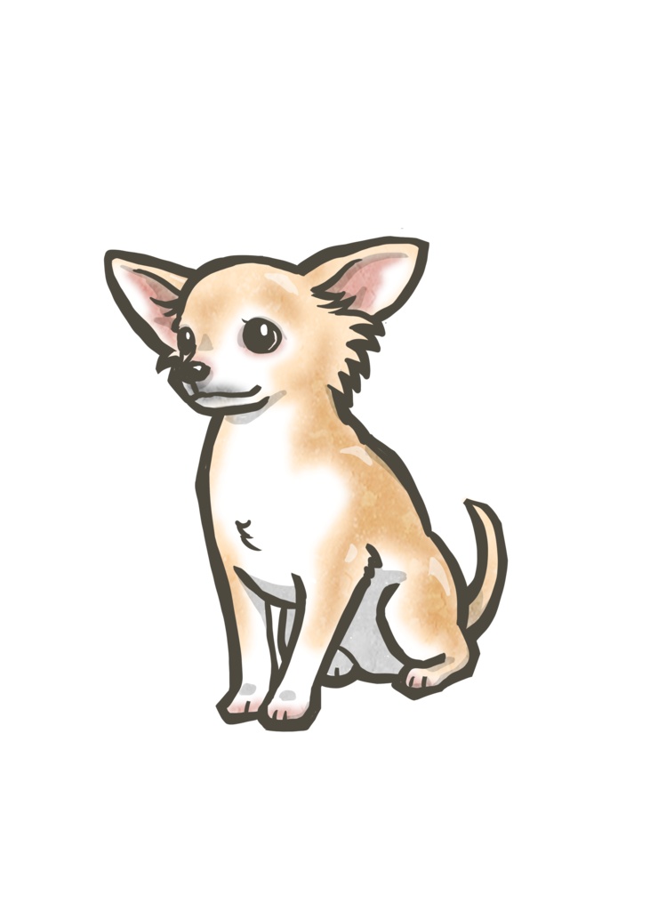 今日のワンコイラストステッカーその①