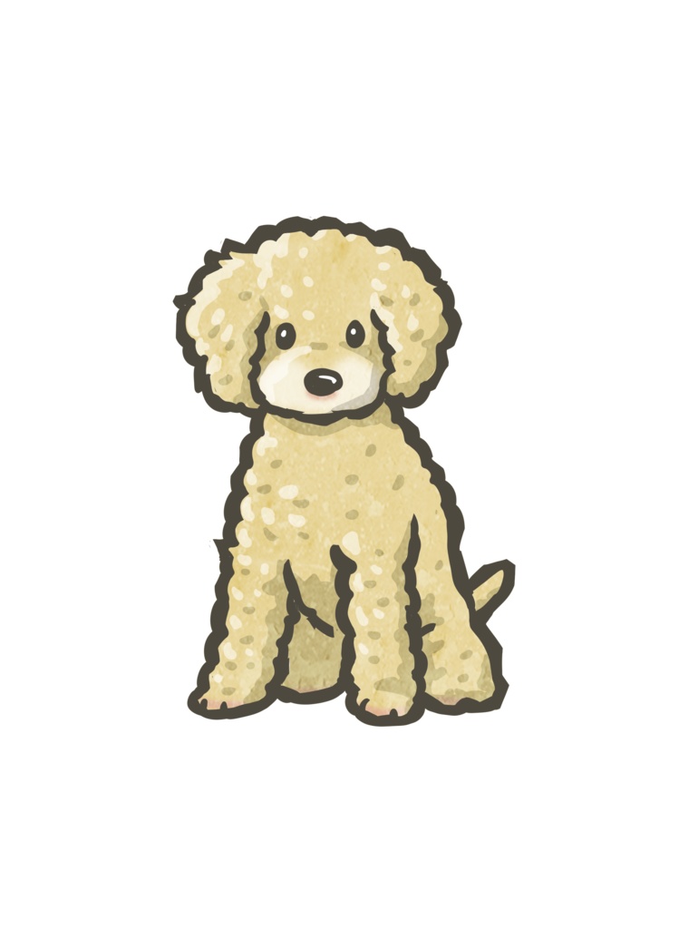今日のワンコイラストステッカーその①
