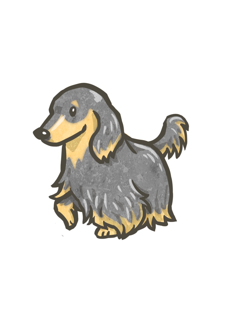 今日のワンコイラストステッカーその①