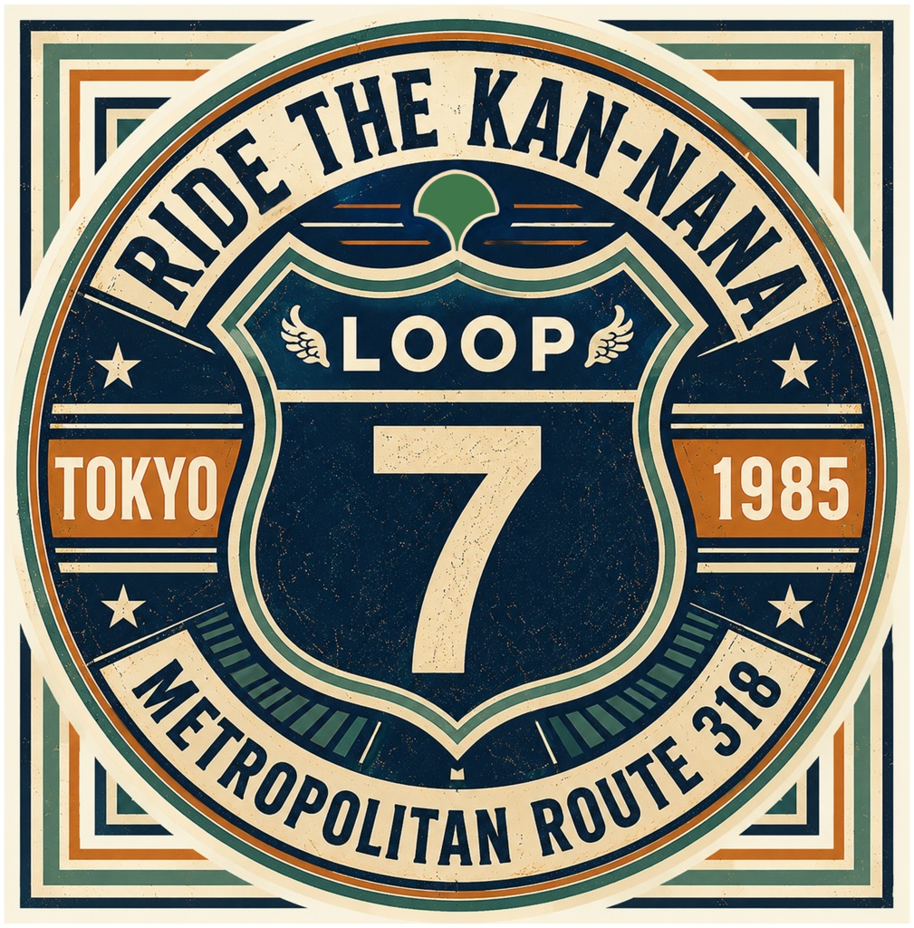 国道Tシャツ環状七号線