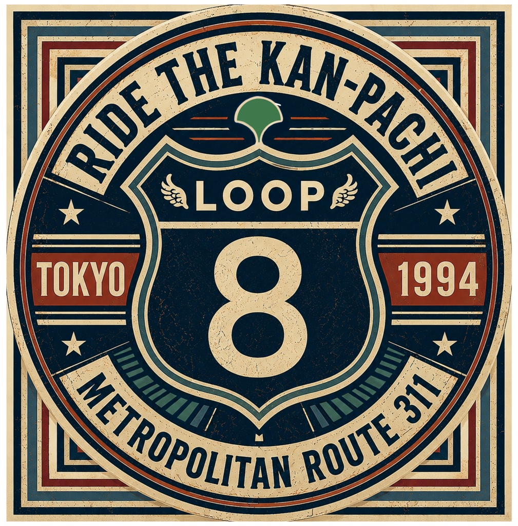 国道Tシャツ環状八号線