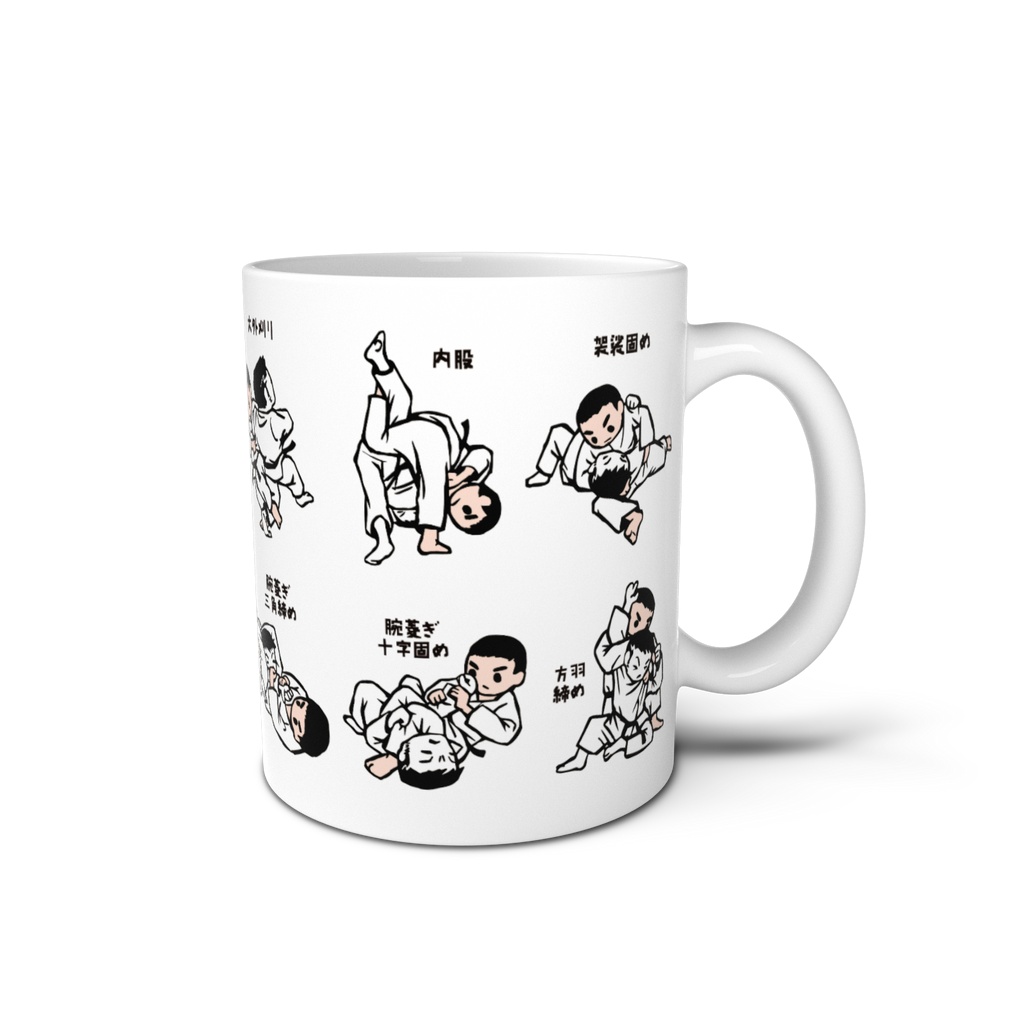 柔道わざマグカップ