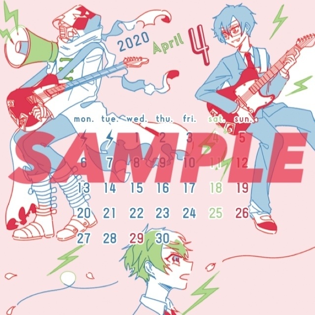 春の感傷&オールキャラ2020年カレンダー