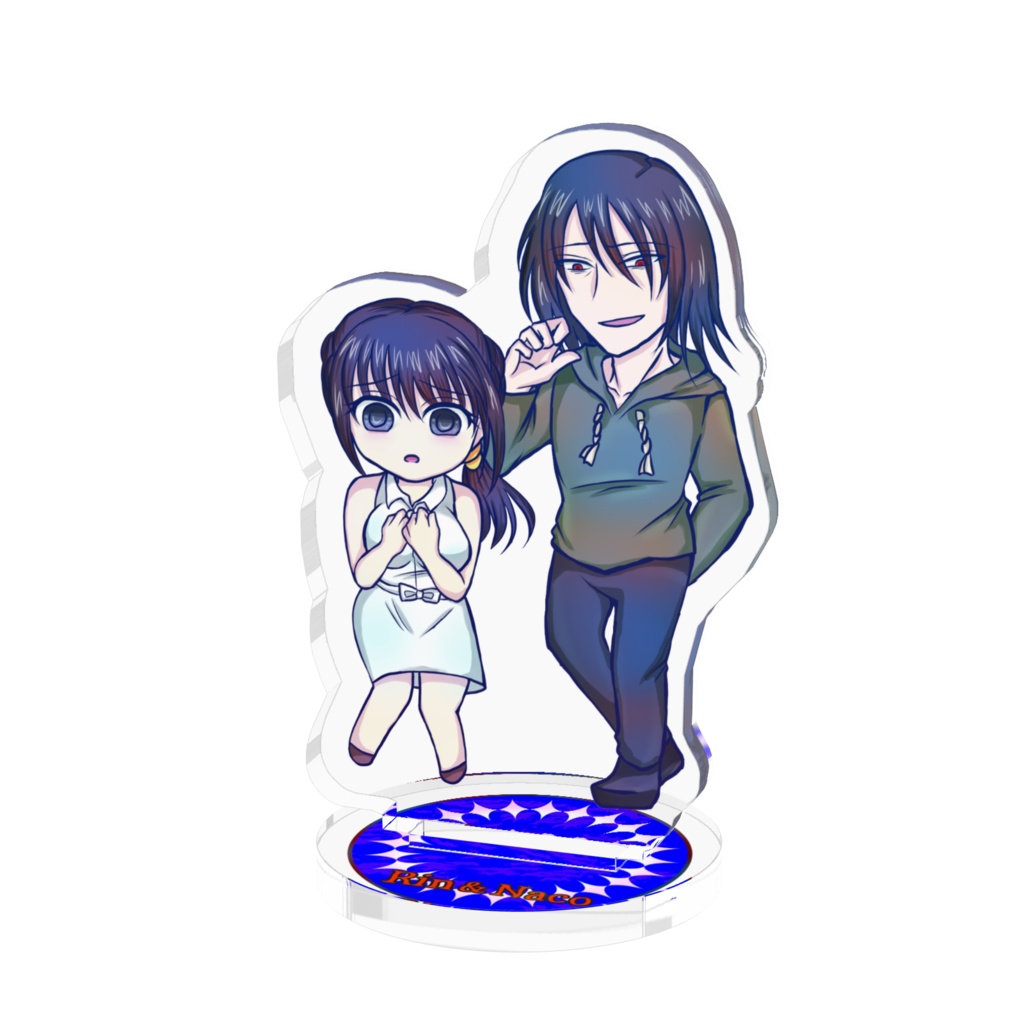 【同人グッズ】おにやめ りん&なこ アクスタ(私服)