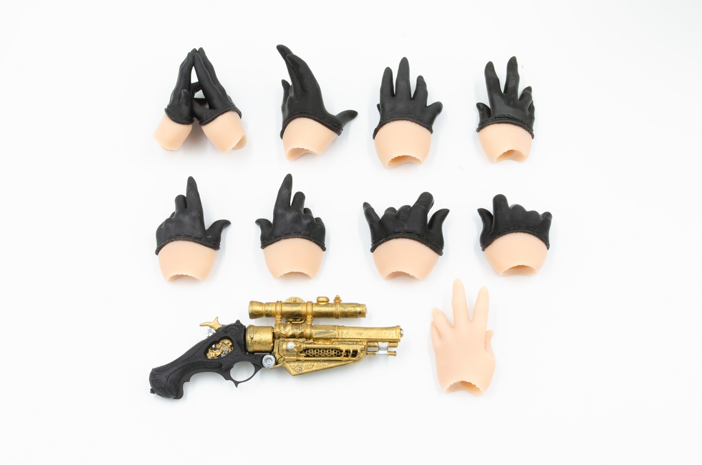 【MDD用】ハンドパーツセット 01 - Basic - (6種12個) set