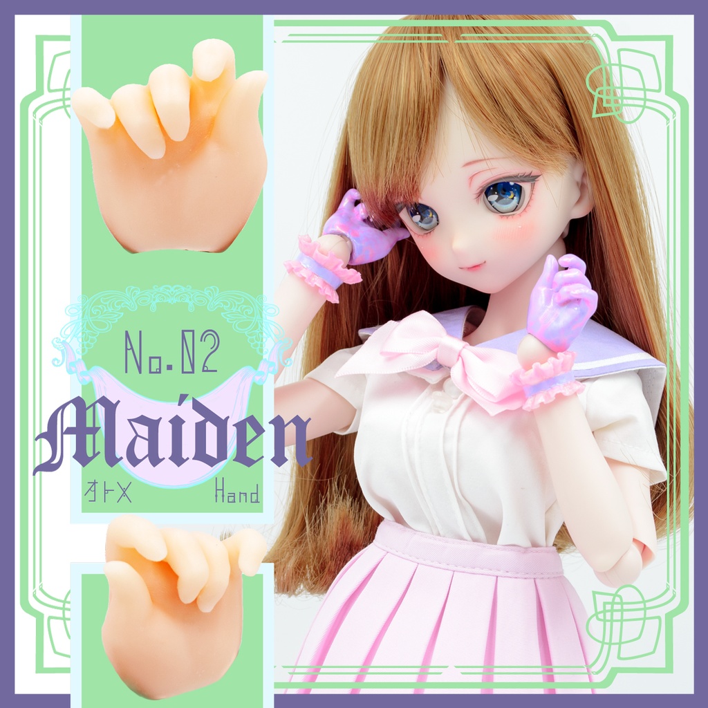 【MDD用】ハンドパーツセット 01 - Basic - (6種12個) set