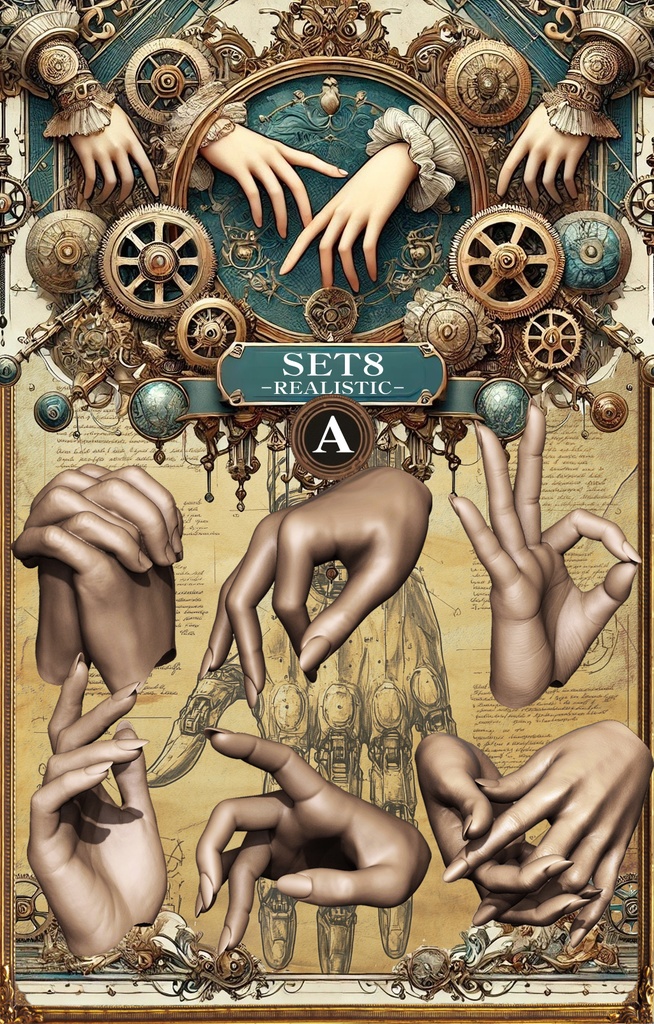 DD用 ハンドSET-08-REALISTIC-【A】