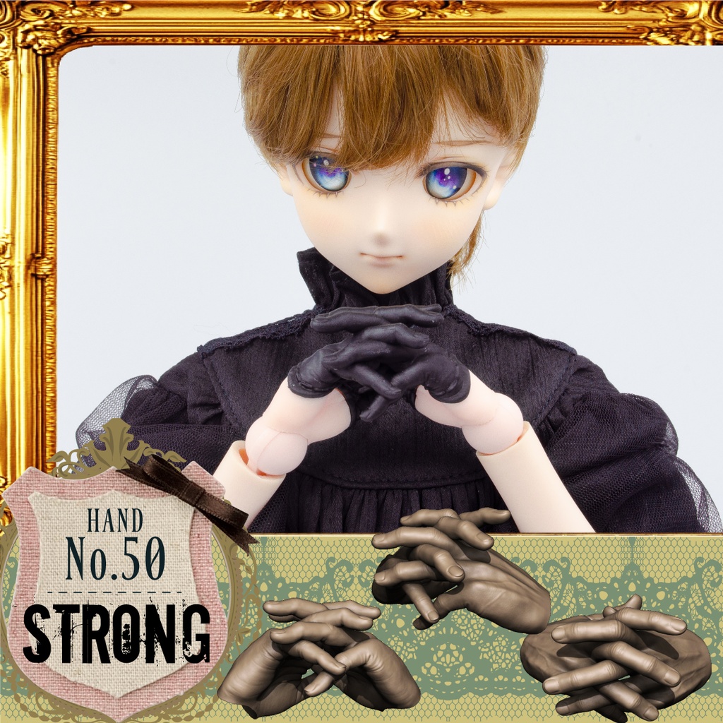 DD用 メンズハーフグローブハンドSET