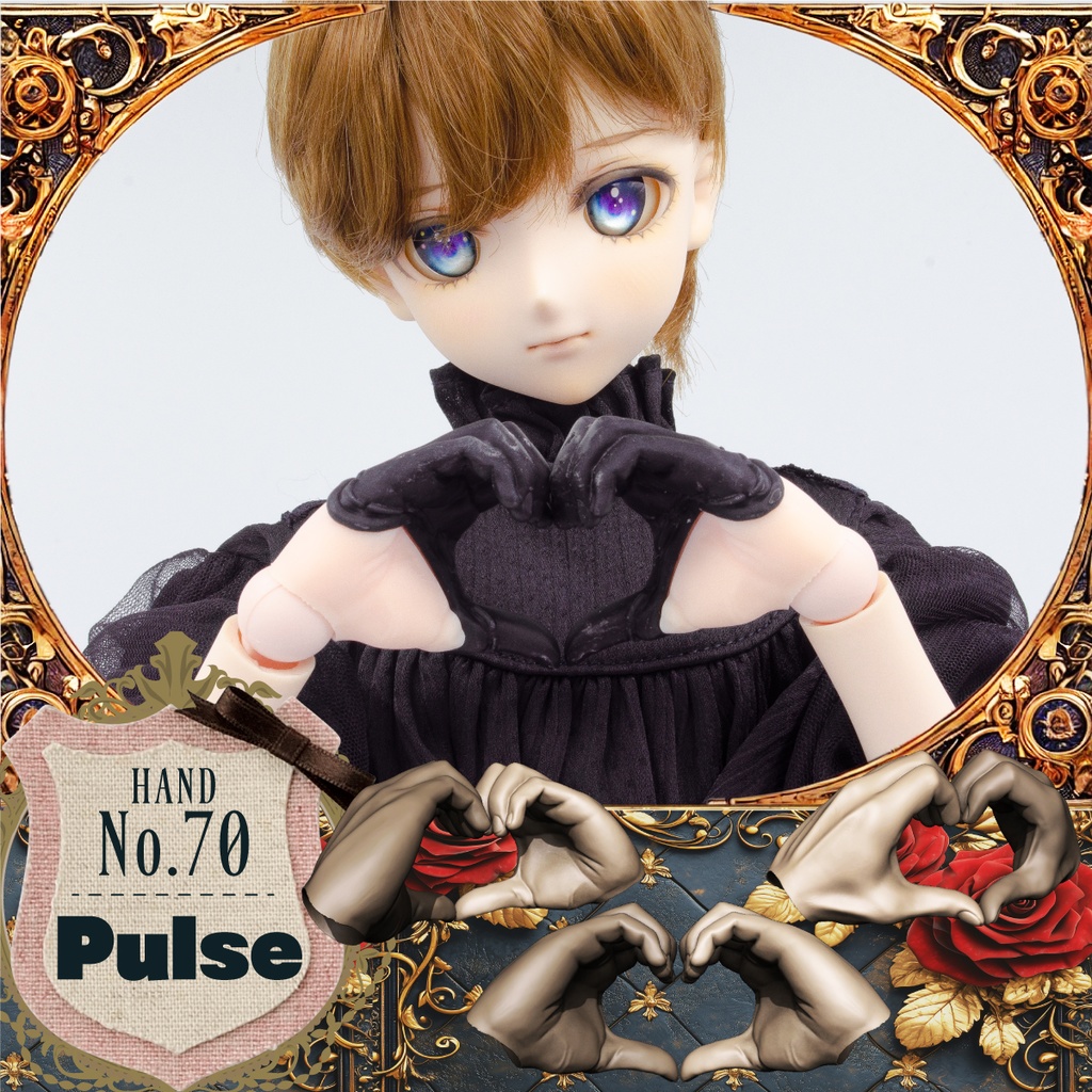 DD用 メンズハーフグローブハンドSET