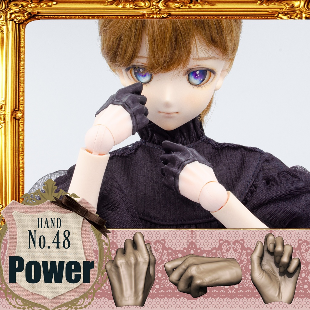 DD用 メンズハーフグローブハンドSET