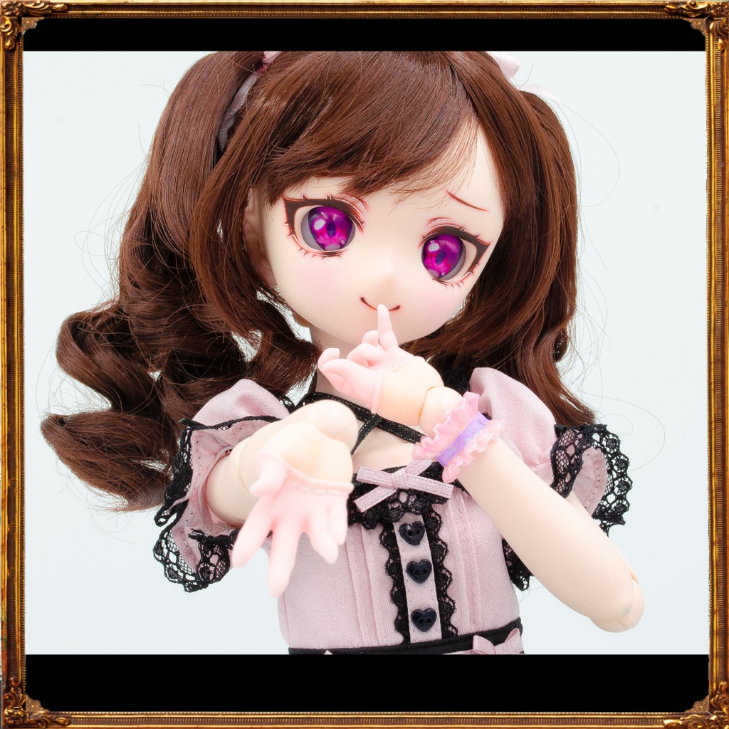 【MDD/DD】カラーハーフグローブSET:ピンク/ブラック