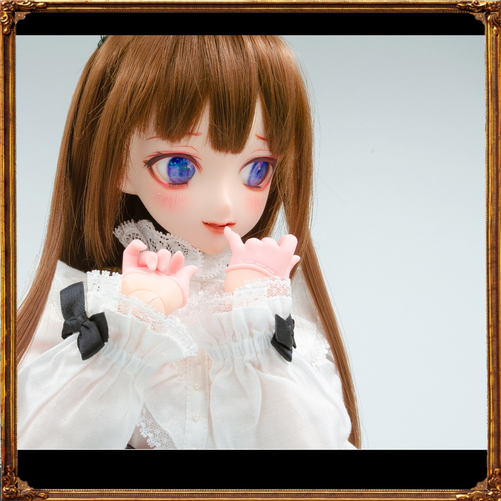 【MDD/DD】カラーハーフグローブSET:ピンク/ブラック