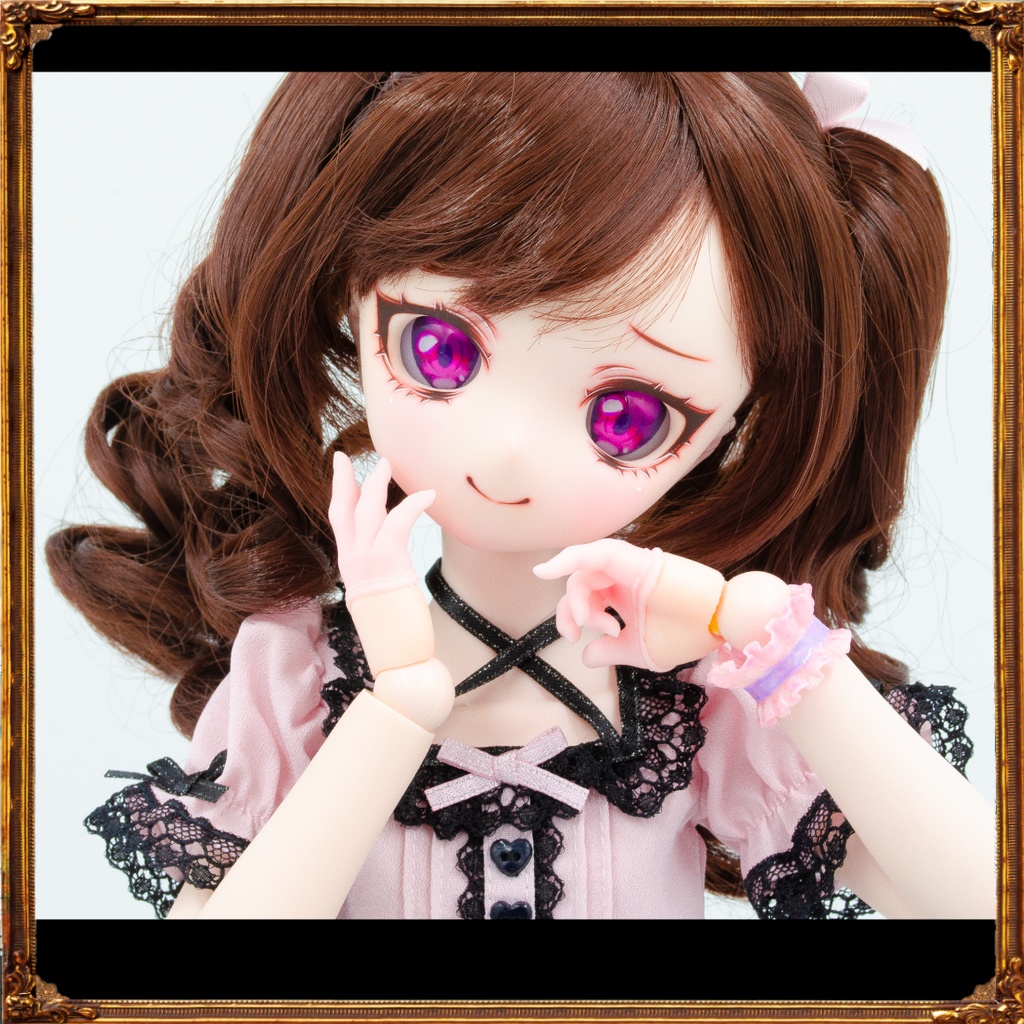 【MDD/DD】カラーハーフグローブSET:ピンク/ブラック