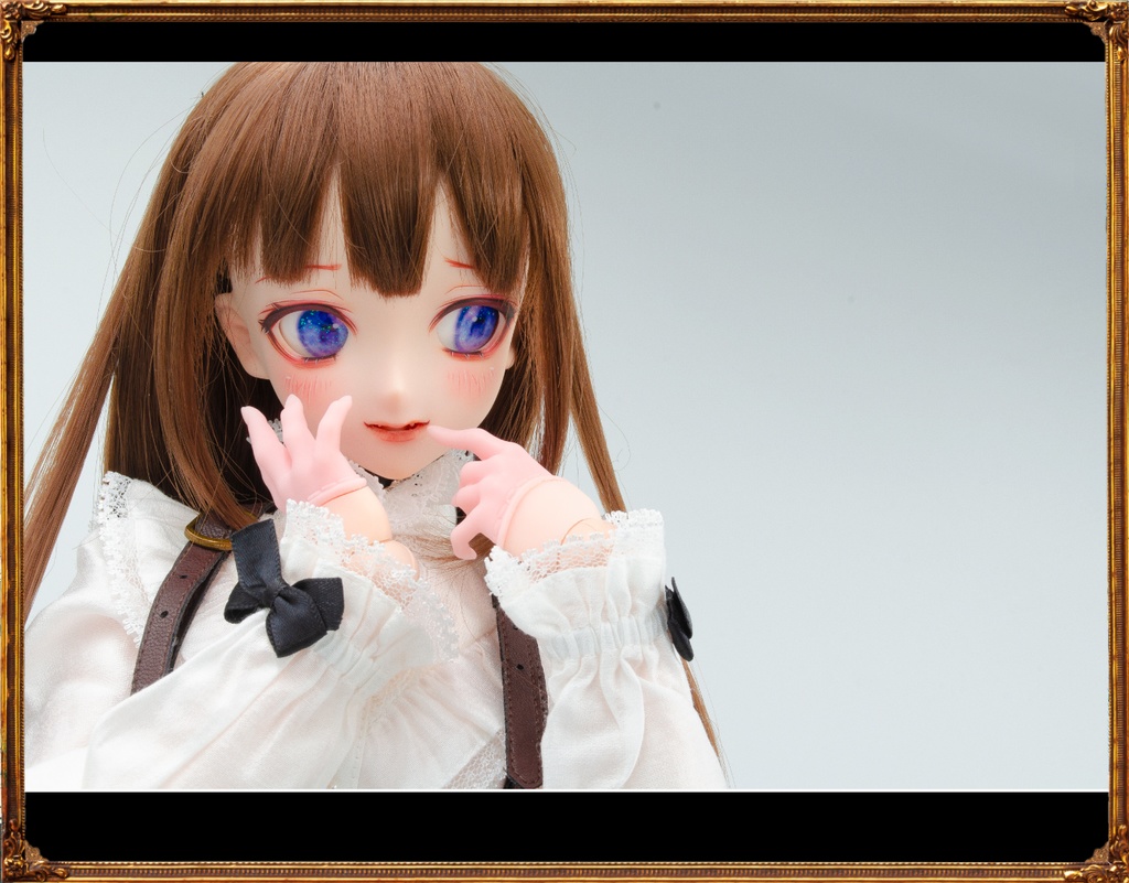 【MDD/DD】カラーハーフグローブSET:ピンク/ブラック