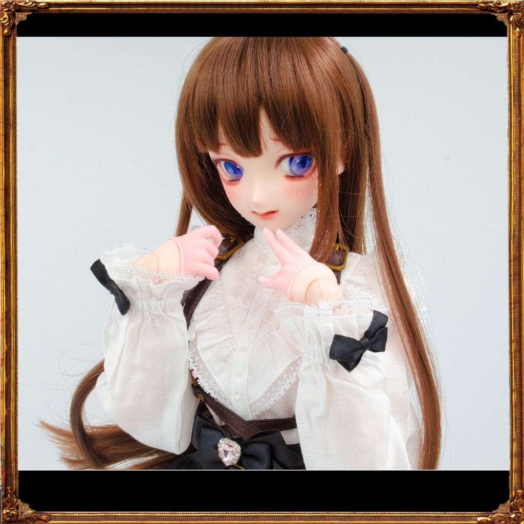 【MDD/DD】カラーハーフグローブSET:ピンク/ブラック