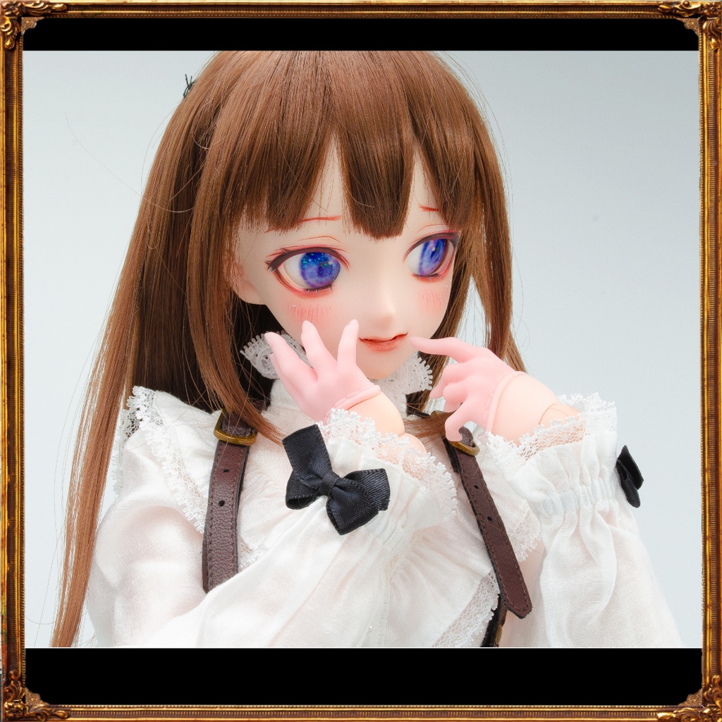 【MDD/DD】カラーハーフグローブSET:ピンク/ブラック