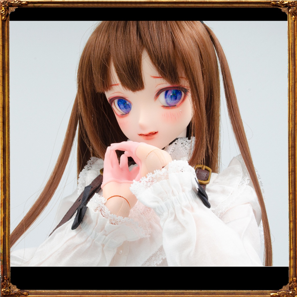 【MDD/DD】カラーハーフグローブSET:ピンク/ブラック