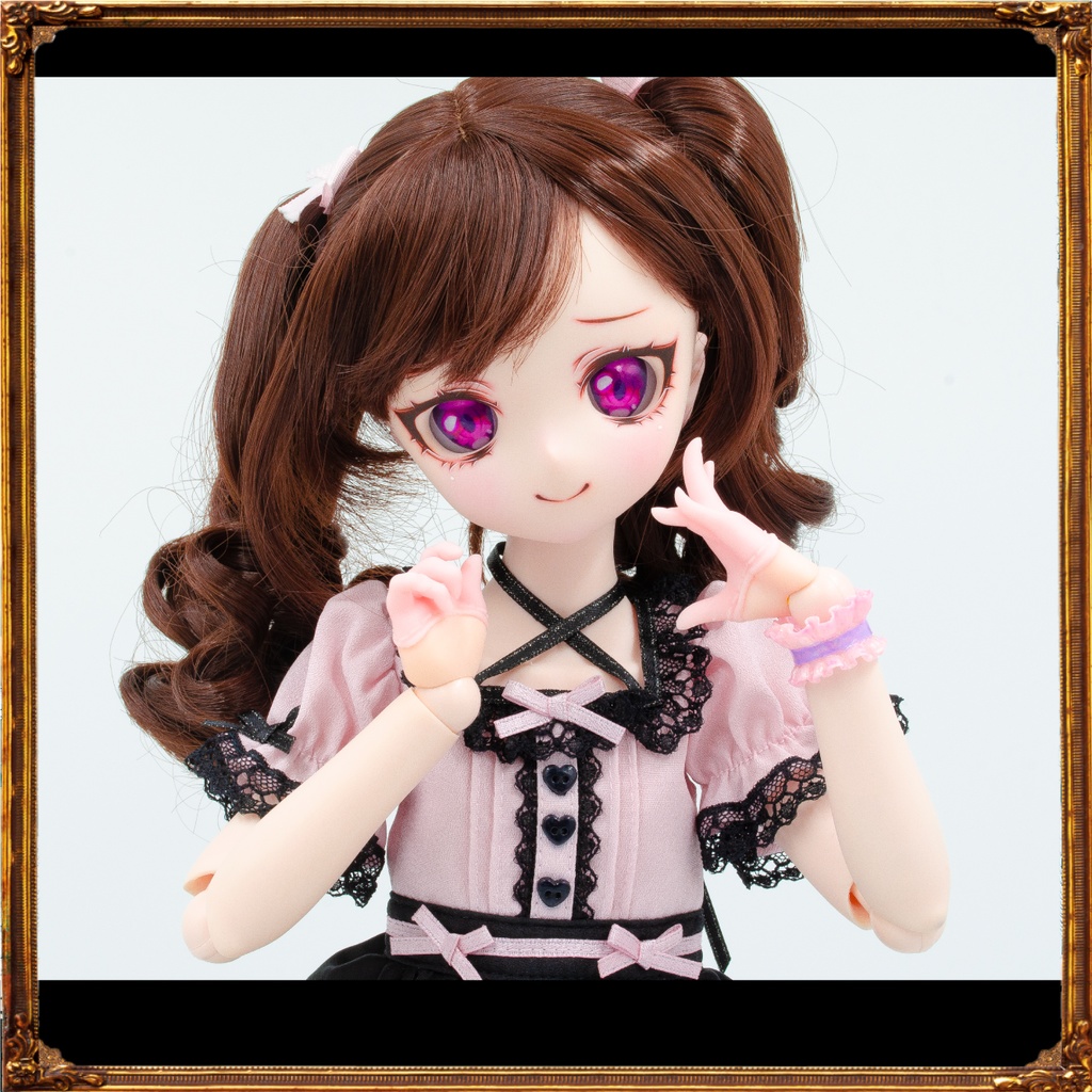 【MDD/DD】カラーハーフグローブSET:ピンク/ブラック