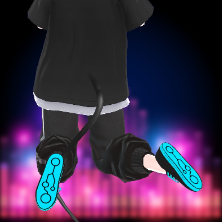 青サイバースニーカー [AvatarMaker]