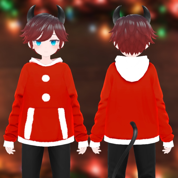 サンタ服っぽいパーカー [AvatarMaker]