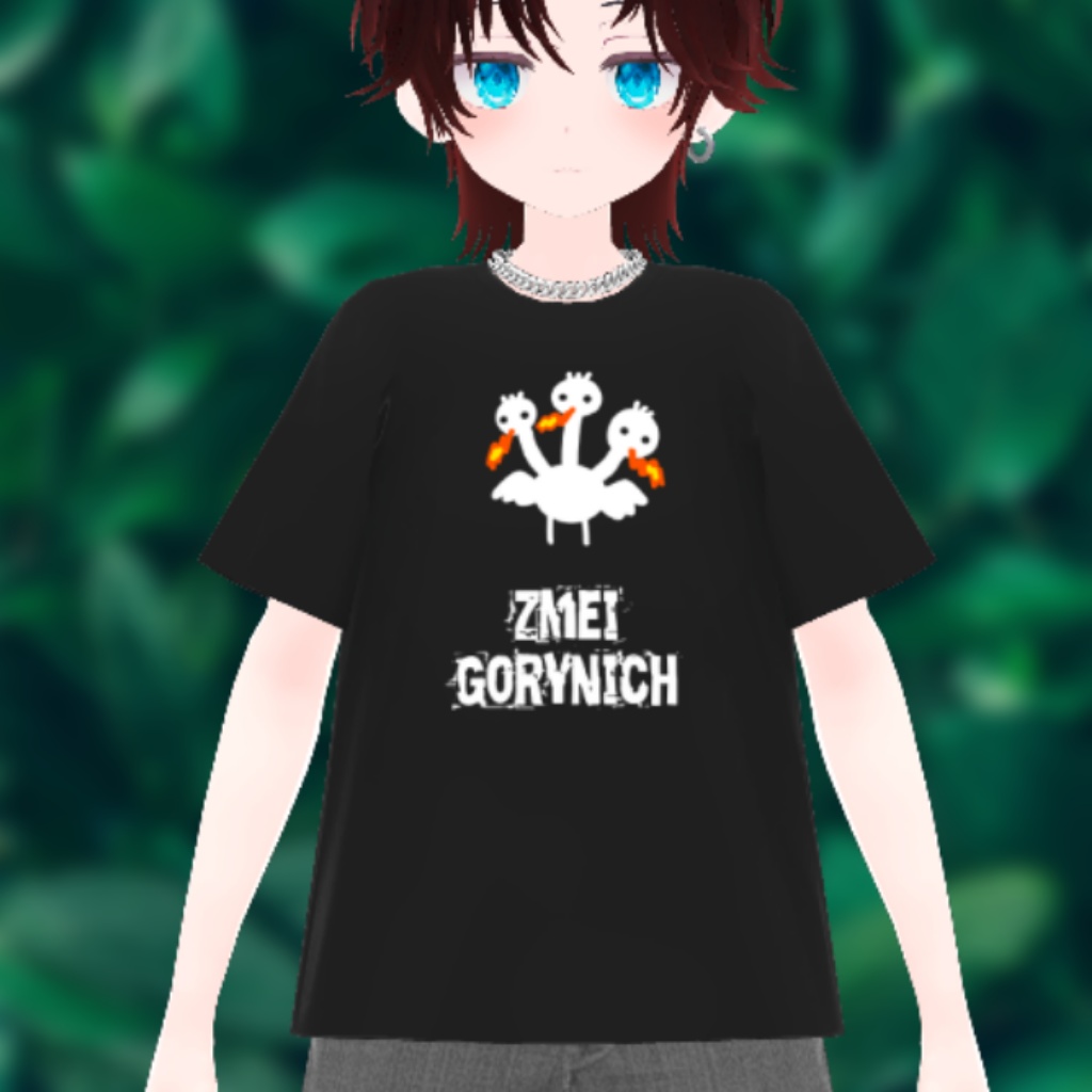 三頭竜ズメイTシャツ [AvatarMaker]