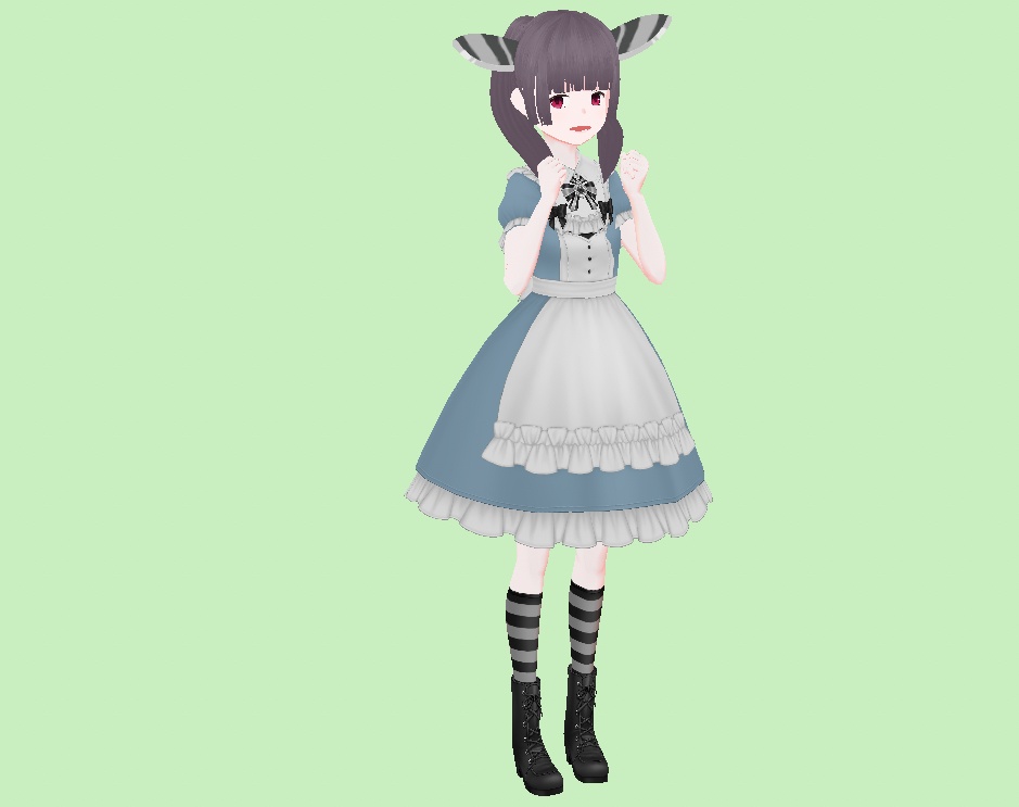 東北きりたん(VOICEROID二次創作) ワンピース VRM Pmx