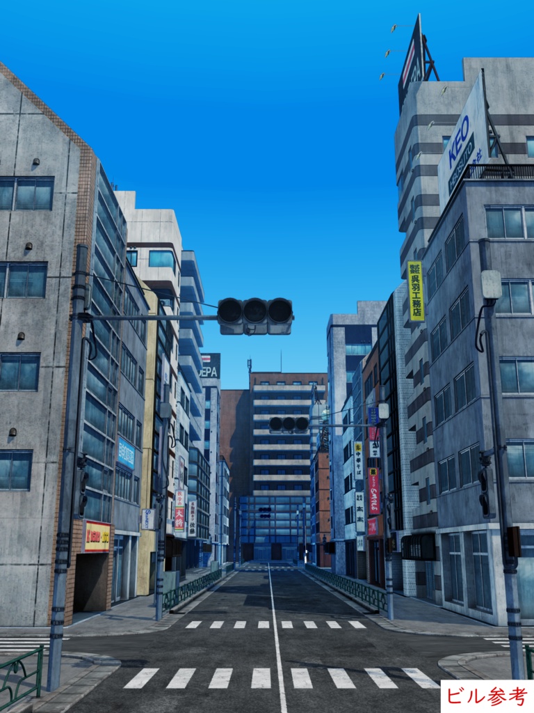 アニメ美術ルック　「屋上・屋外設備アセットパックA」
