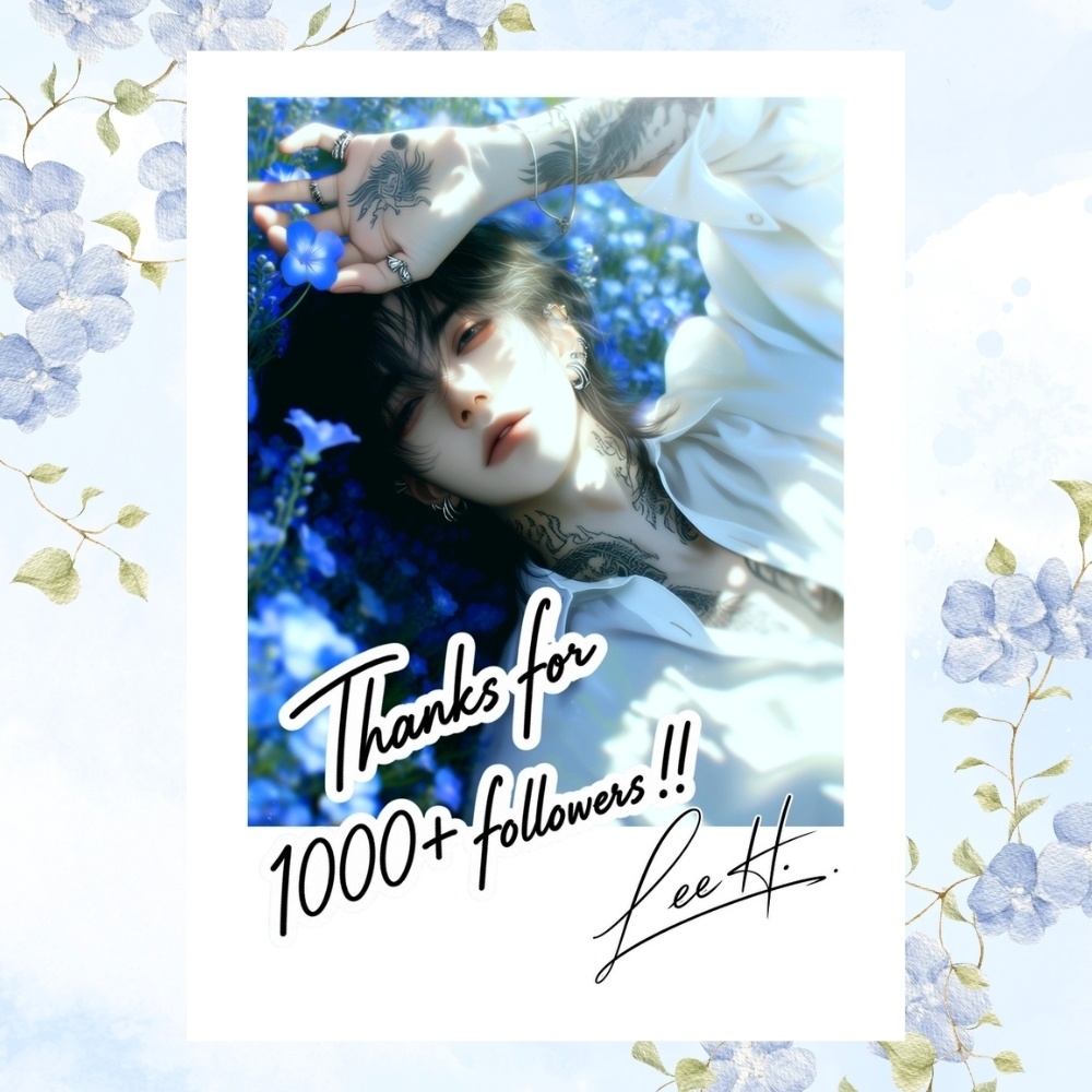 1000+フォロワー記念チェキカード2種