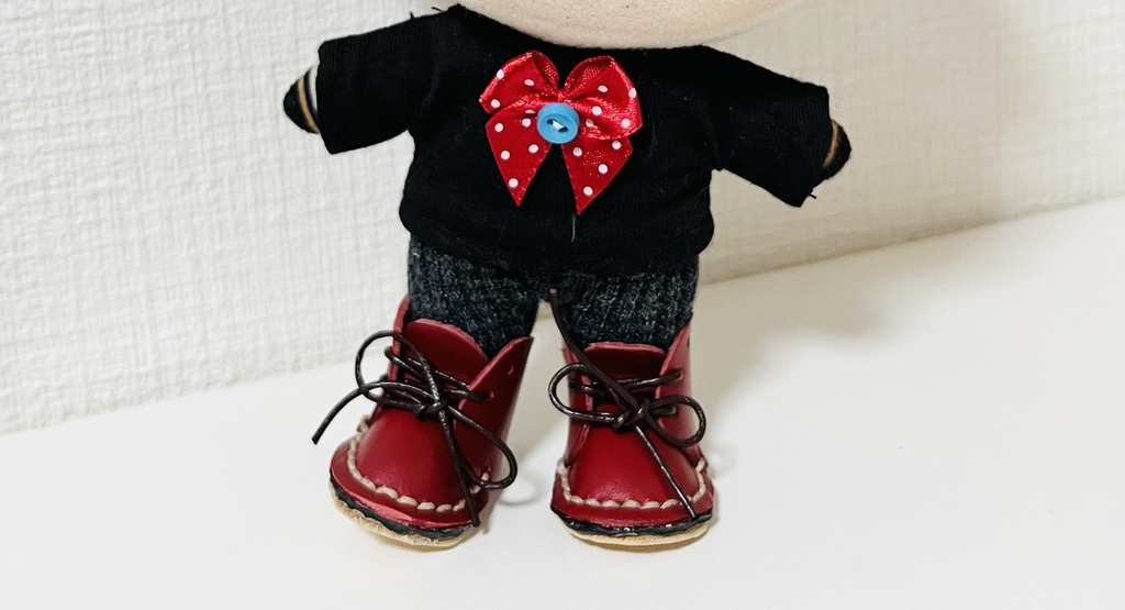 ハロウィンな16cmぬいお靴