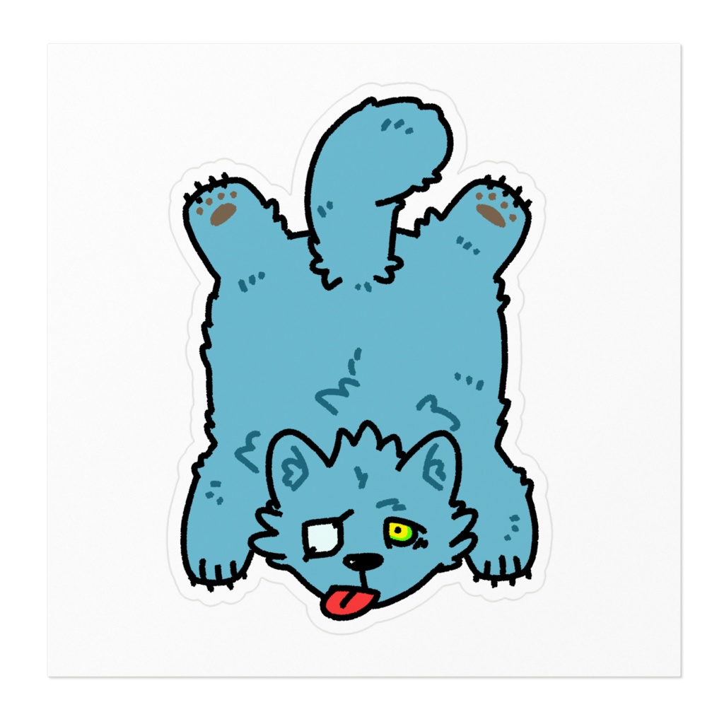 ななしの敷物ステッカー