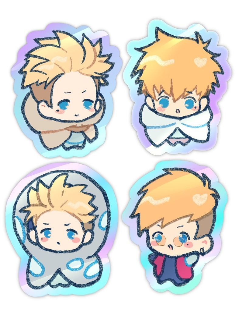 KVオーロラステッカー&クロッキー帳セット