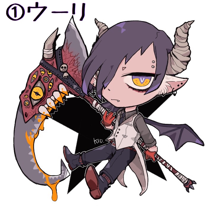 悪魔ちゃんアクキー(5種)